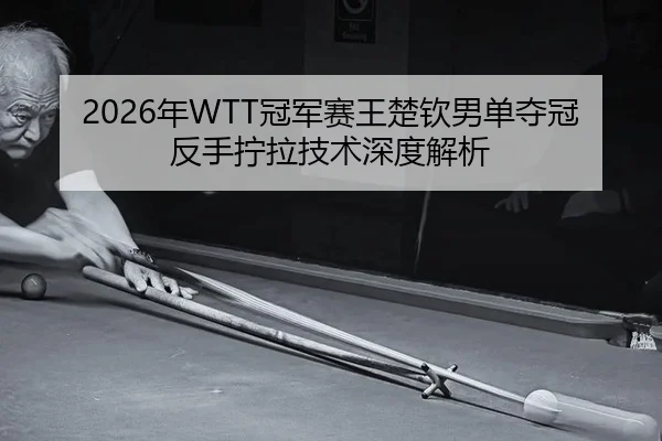 2026年WTT冠军赛王楚钦男单夺冠反手拧拉技术深度解析